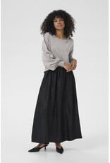 Kaffe Kaffe - Regina O Neck Sweater (Grey Silver Metallic)