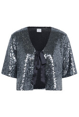 Kaffe Kaffe - Lau Sequin Cardigan (Dark Silver)