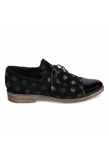 Django and Juliette Django & Juliette - Kotty (Black / Black Dot Patent Suede)