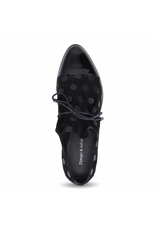 Django and Juliette Django & Juliette - Kotty (Black / Black Dot Patent Suede)