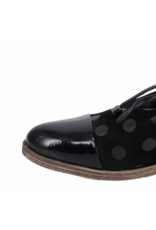 Django and Juliette Django & Juliette - Kotty (Black / Black Dot Patent Suede)