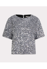EsQualo Esqualo - Sequin Top (Silver)