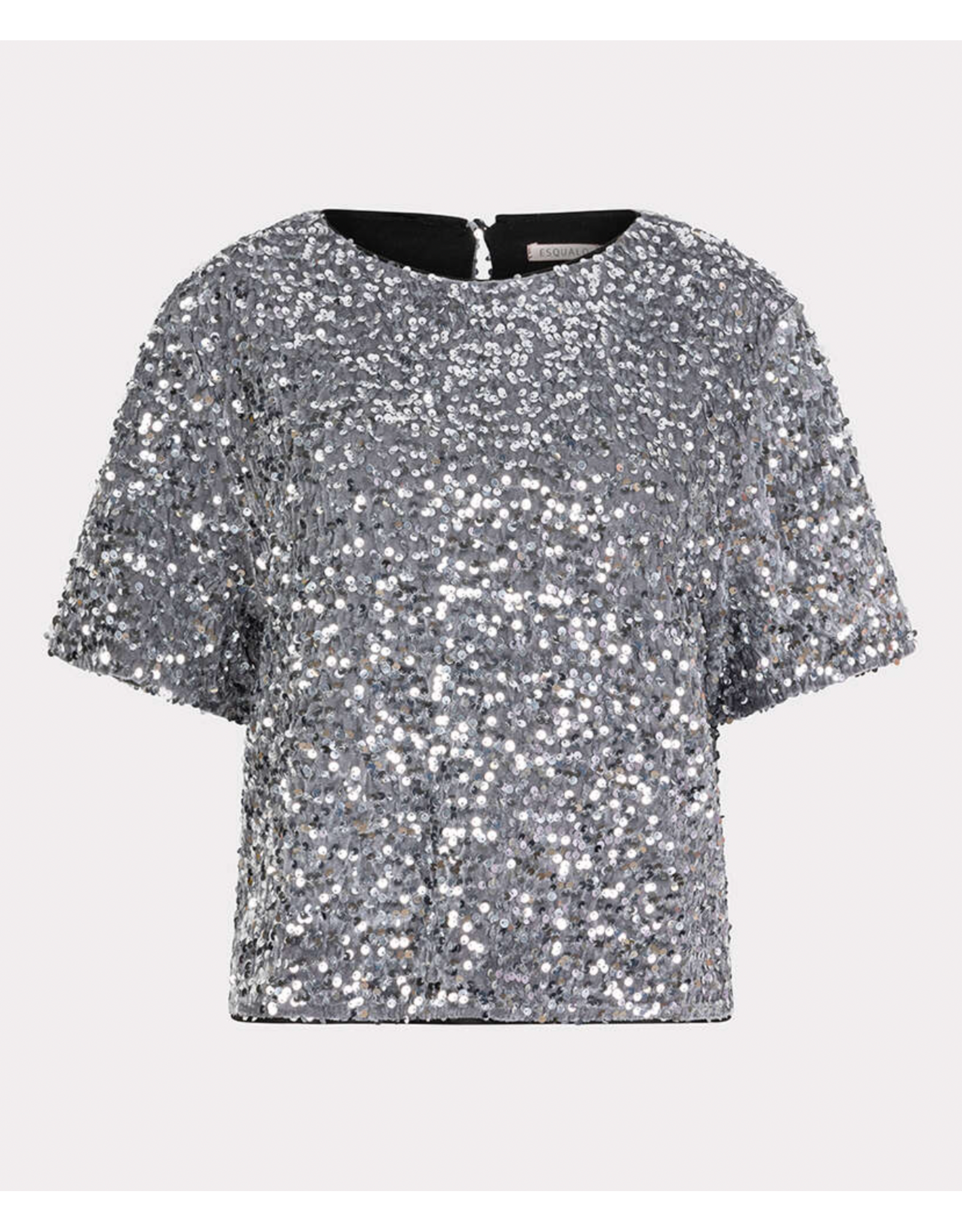EsQualo Esqualo - Sequin Top (Silver)