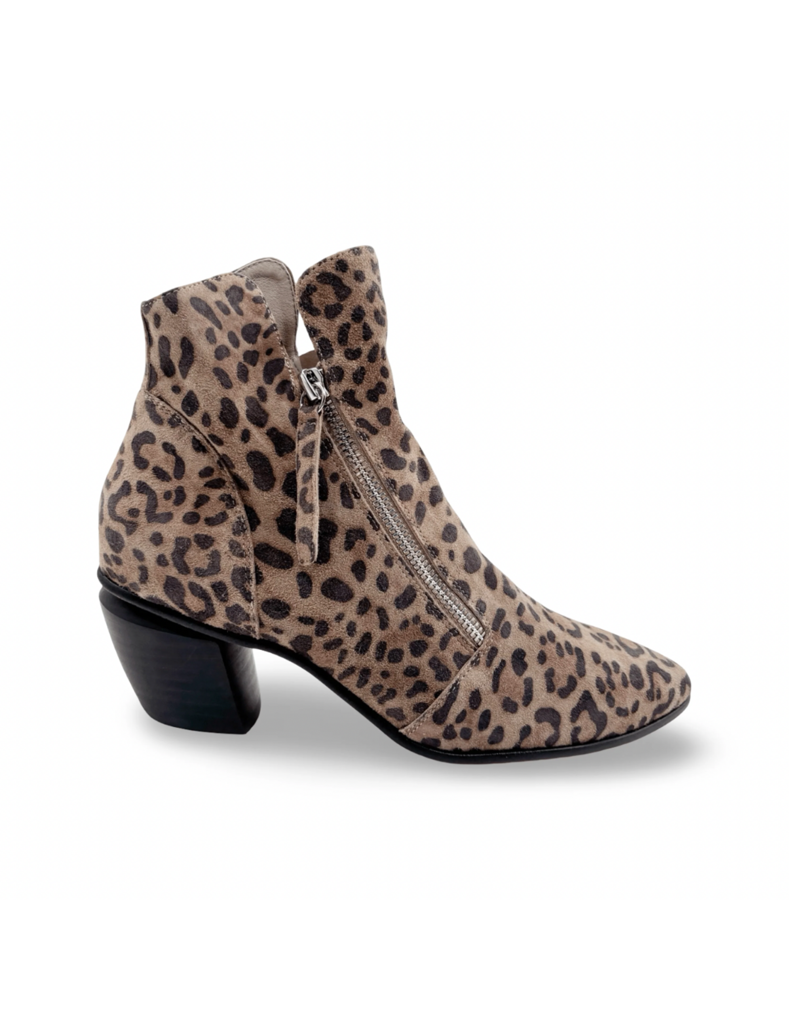 Django and Juliette Django & Juliette - Jazzy (Taupe Leopard / Black Suede)