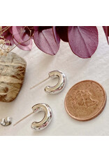 Pika & Bear Pika & Bear - "Tala" 12mm Chunky Hoops with Sterling Silver Posts