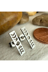 Pika & Bear Pika & Bear - "Synodic" Moon Phase Stud Earring