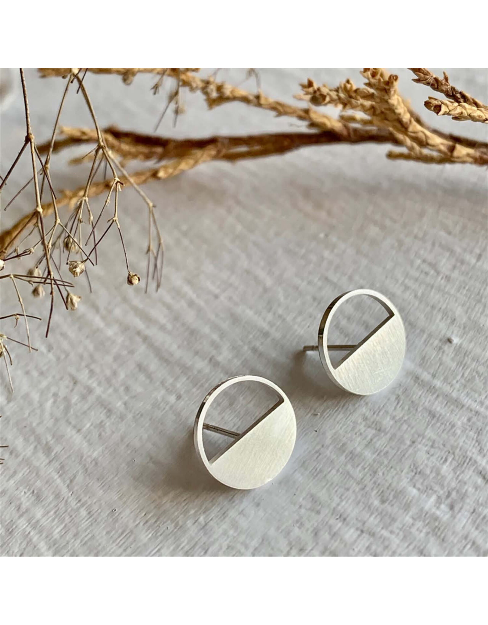 Pika & Bear Pika & Bear - "Horizon" Silhouette Stud Earrings