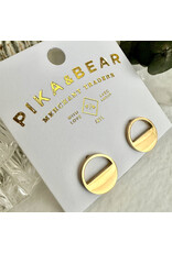 Pika & Bear Pika & Bear - "Horizon" Silhouette Stud Earrings