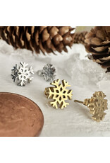 Pika & Bear Pika & Bear - "Neige" Snowflake Stud Earrings