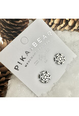 Pika & Bear Pika & Bear - "Neige" Snowflake Stud Earrings