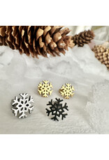 Pika & Bear Pika & Bear - "Neige" Snowflake Stud Earrings