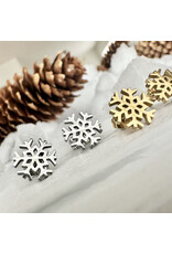 Pika & Bear Pika & Bear - "Neige" Snowflake Stud Earrings
