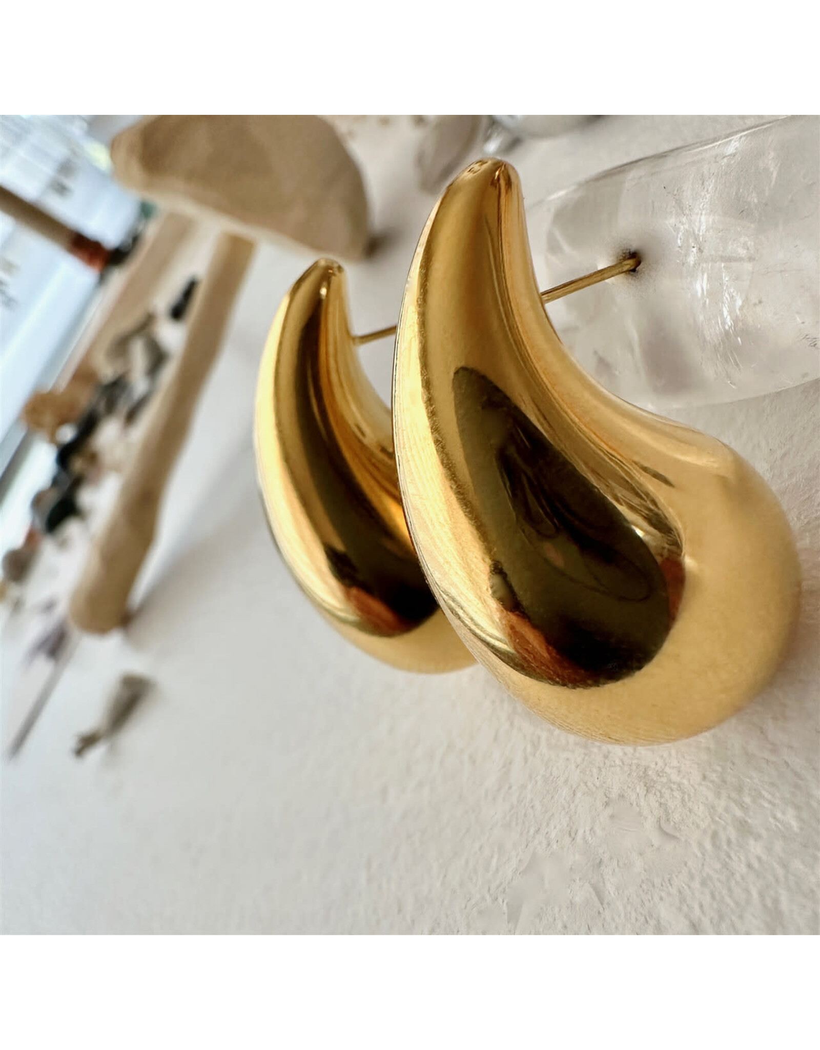 Pika & Bear Pika & Bear - Kisa Oversized Teardrop Earrings