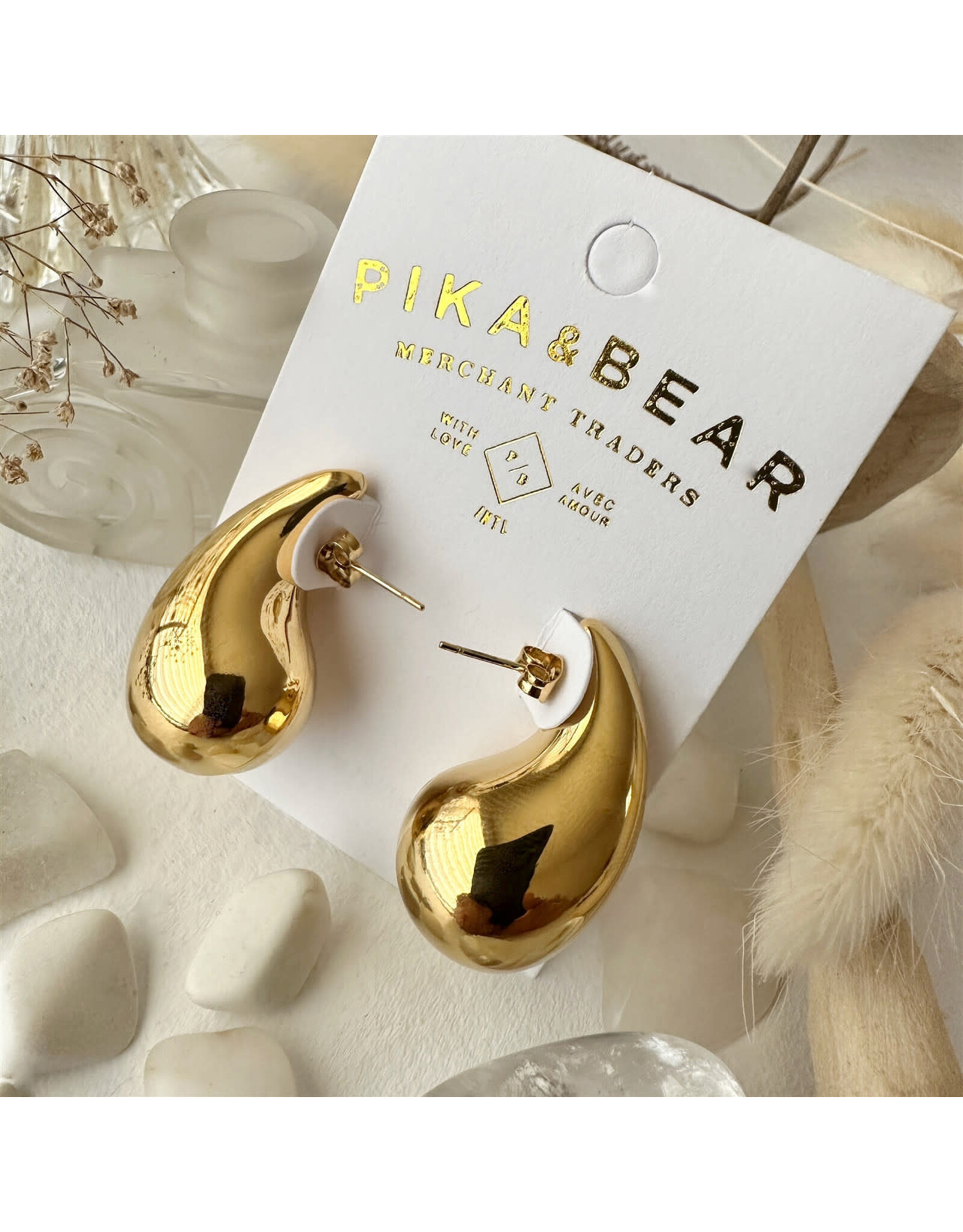 Pika & Bear Pika & Bear - Kisa Oversized Teardrop Earrings