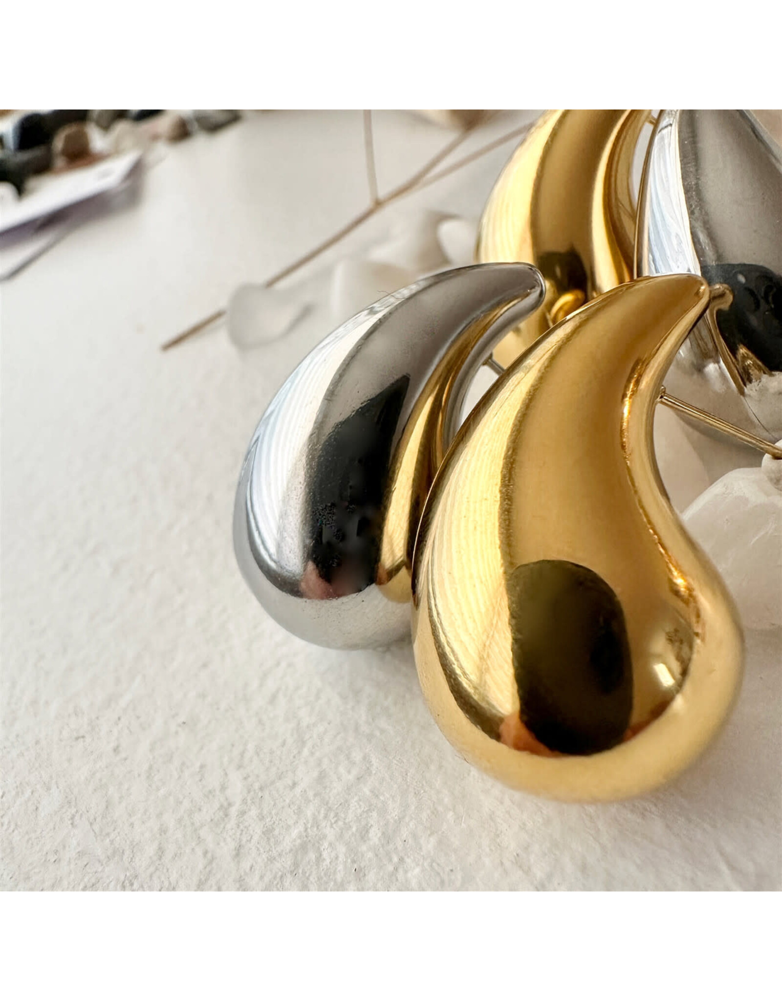 Pika & Bear Pika & Bear - Kisa Oversized Teardrop Earrings