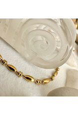 Pika & Bear Pika & Bear - "Iliana" Beaded Bracelet in Gold