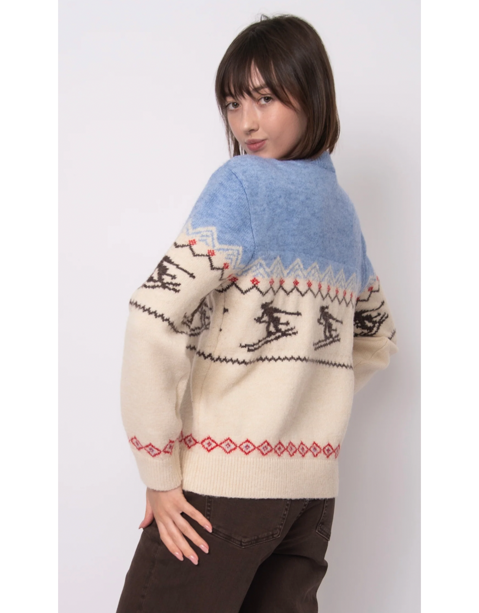 RD Style RD Style - Gunhild Long Sleeve Crew (Blue)