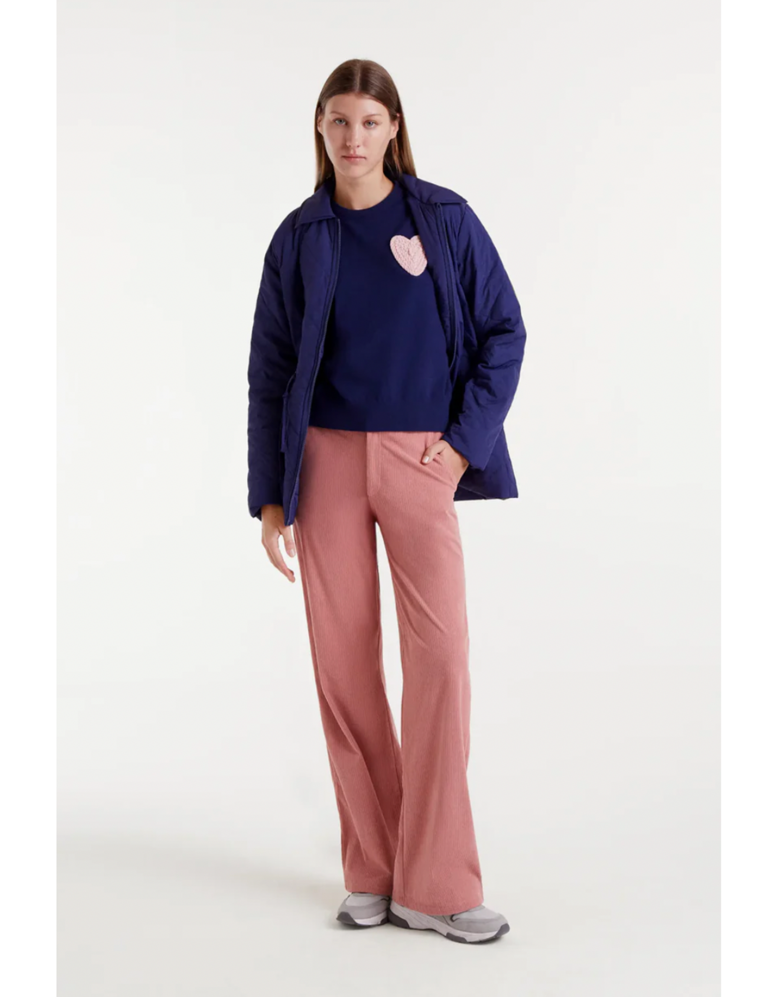 Compania Fantastica Compania Fantastica -  Jumper Heart Patch (Navy)