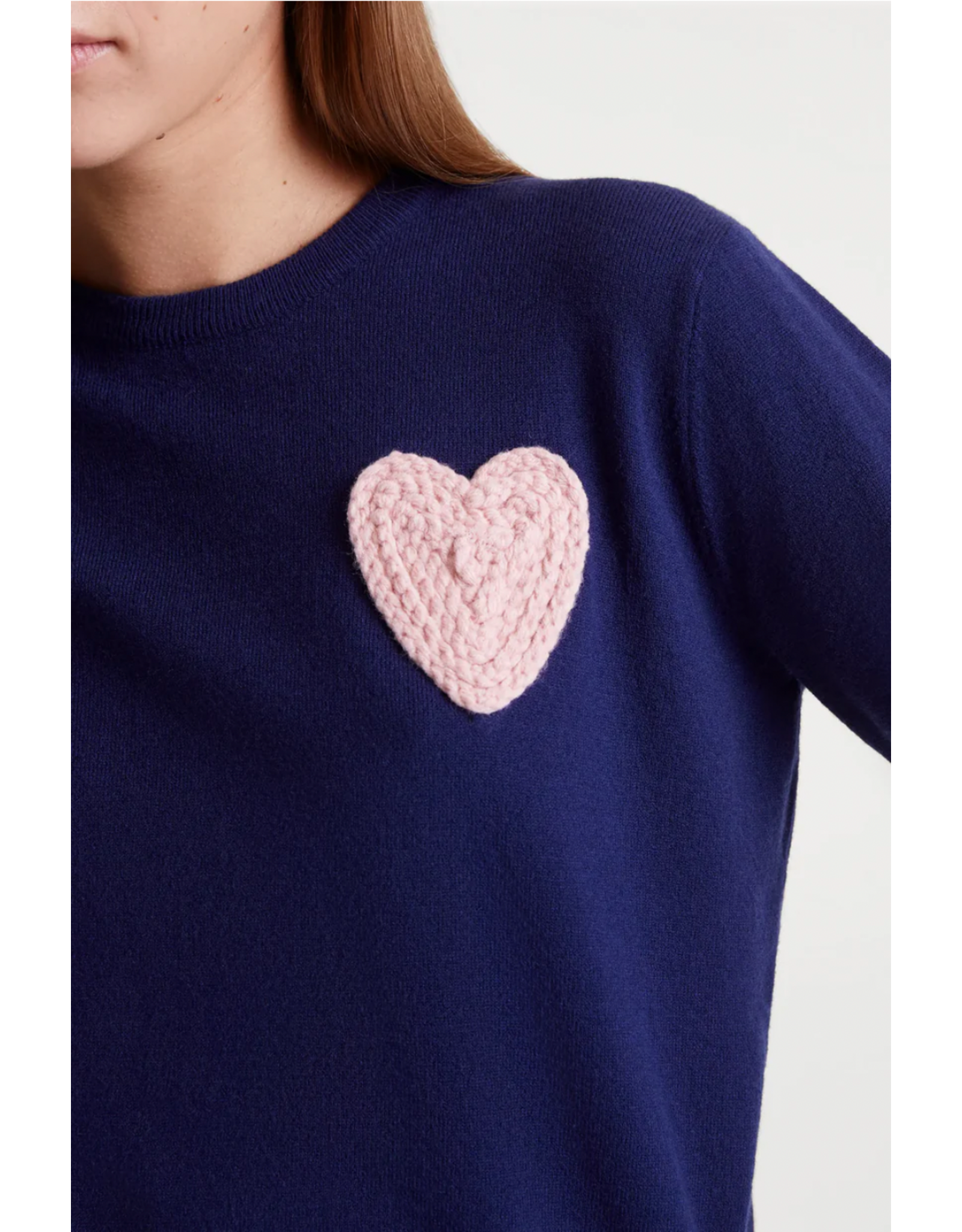 Compania Fantastica Compania Fantastica -  Jumper Heart Patch (Navy)