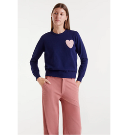 Compania Fantastica Compania Fantastica -  Jumper Heart Patch (Navy)
