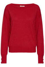 b.young b.young - Mobbe Boatneck Jumper (Barbados Cherry)