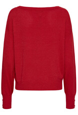 b.young b.young - Mobbe Boatneck Jumper (Barbados Cherry)