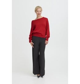 b.young b.young - Mobbe Boatneck Jumper (Barbados Cherry)