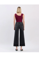 VERVET VERVET - High Rise Cuffed Baggy Wide Leg (Black)