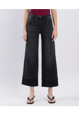 VERVET VERVET - High Rise Cuffed Baggy Wide Leg (Black)