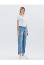 VERVET VERVET - Kate Super High Rise Utility Barrel Leg Jeans (Augustine)