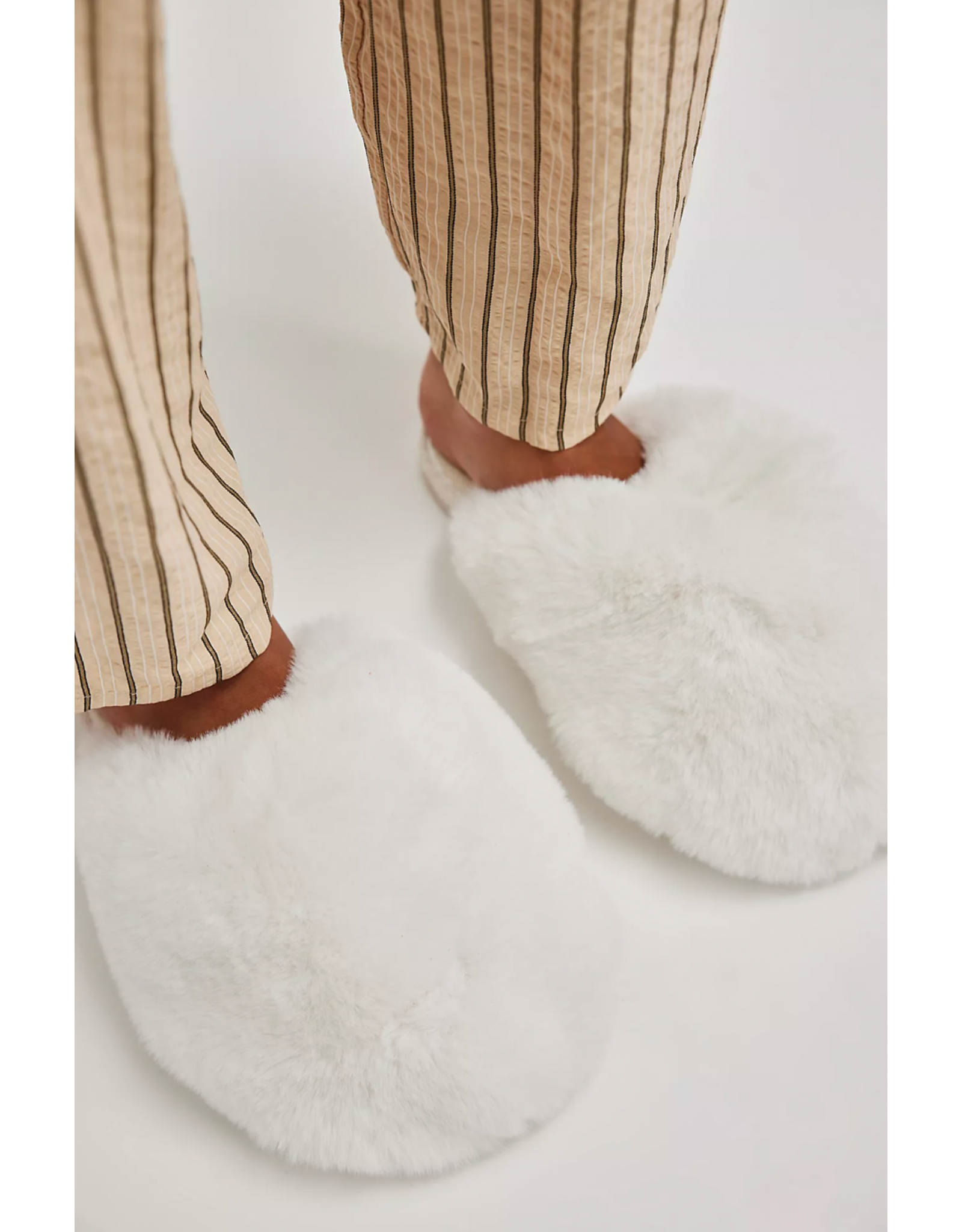 Free people Free People - Snowball Slipper (Snow Faux Fur)