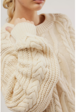 Free people Free People - Frankie Cable Sweater (Ivory)