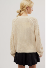Free people Free People - Frankie Cable Sweater (Ivory)