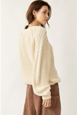 Free people Free People - Frankie Cable Sweater (Ivory)