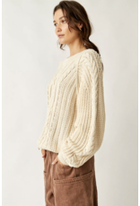 Free people Free People - Frankie Cable Sweater (Ivory)