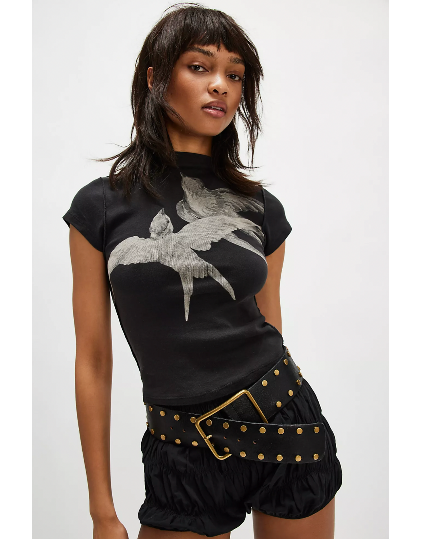 Free people Free People - Birds In Flight Tee (Black)