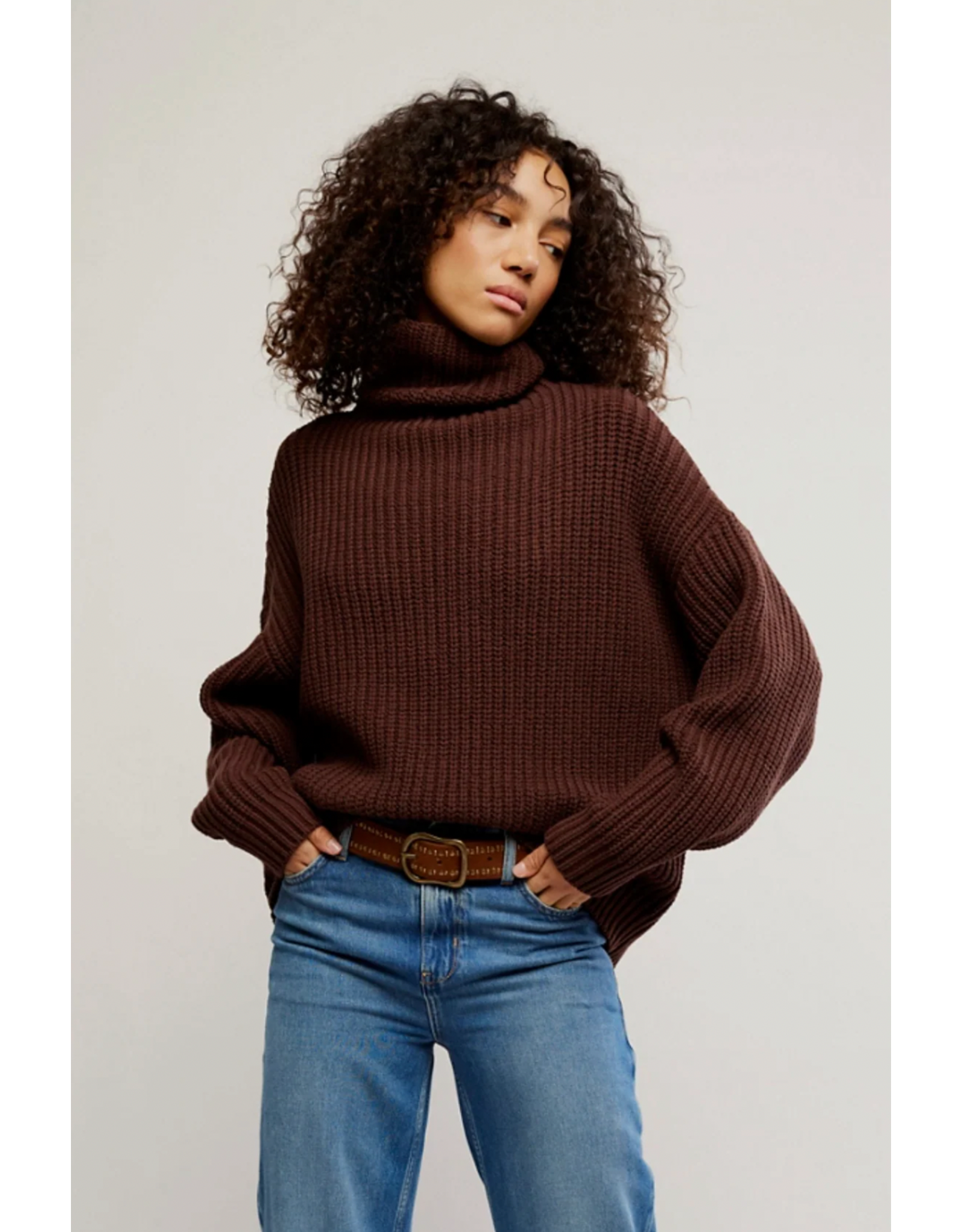 Free people Free People - Swim Too Deep Pullover (Bitter Bark)
