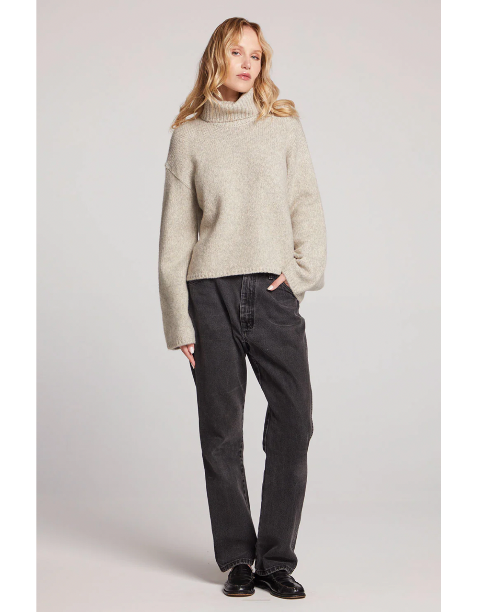 Chaser Chaser - Geenie Toasted Coconut Rollneck Sweater