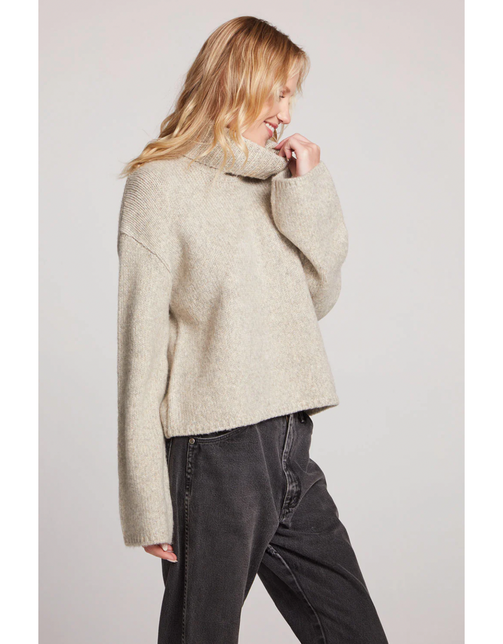 Chaser Chaser - Geenie Toasted Coconut Rollneck Sweater