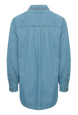 ICHI ICHI - Diver Chambray Shirt (Washed Blue)