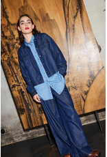 ICHI ICHI - Diver Chambray Shirt (Washed Blue)