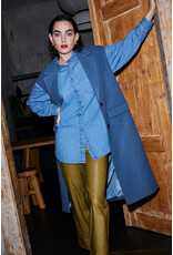 ICHI ICHI - Diver Chambray Shirt (Washed Blue)