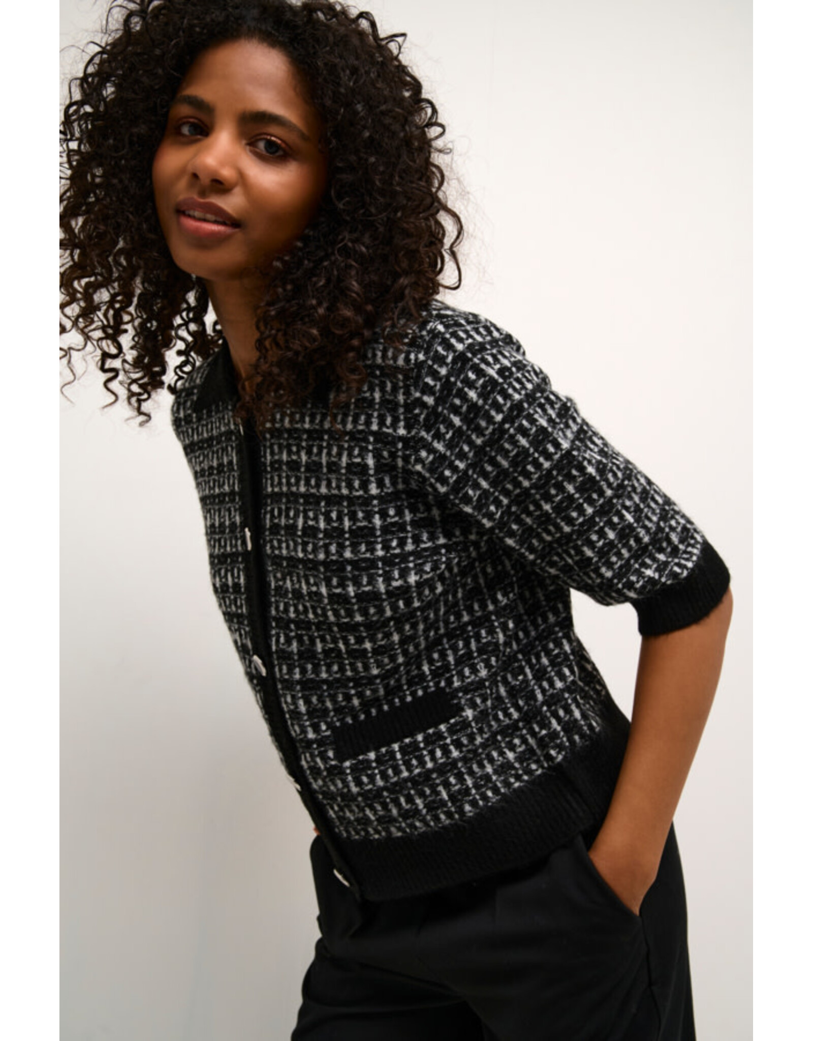 Kaffe Kaffe - Birte cardigan (Black)