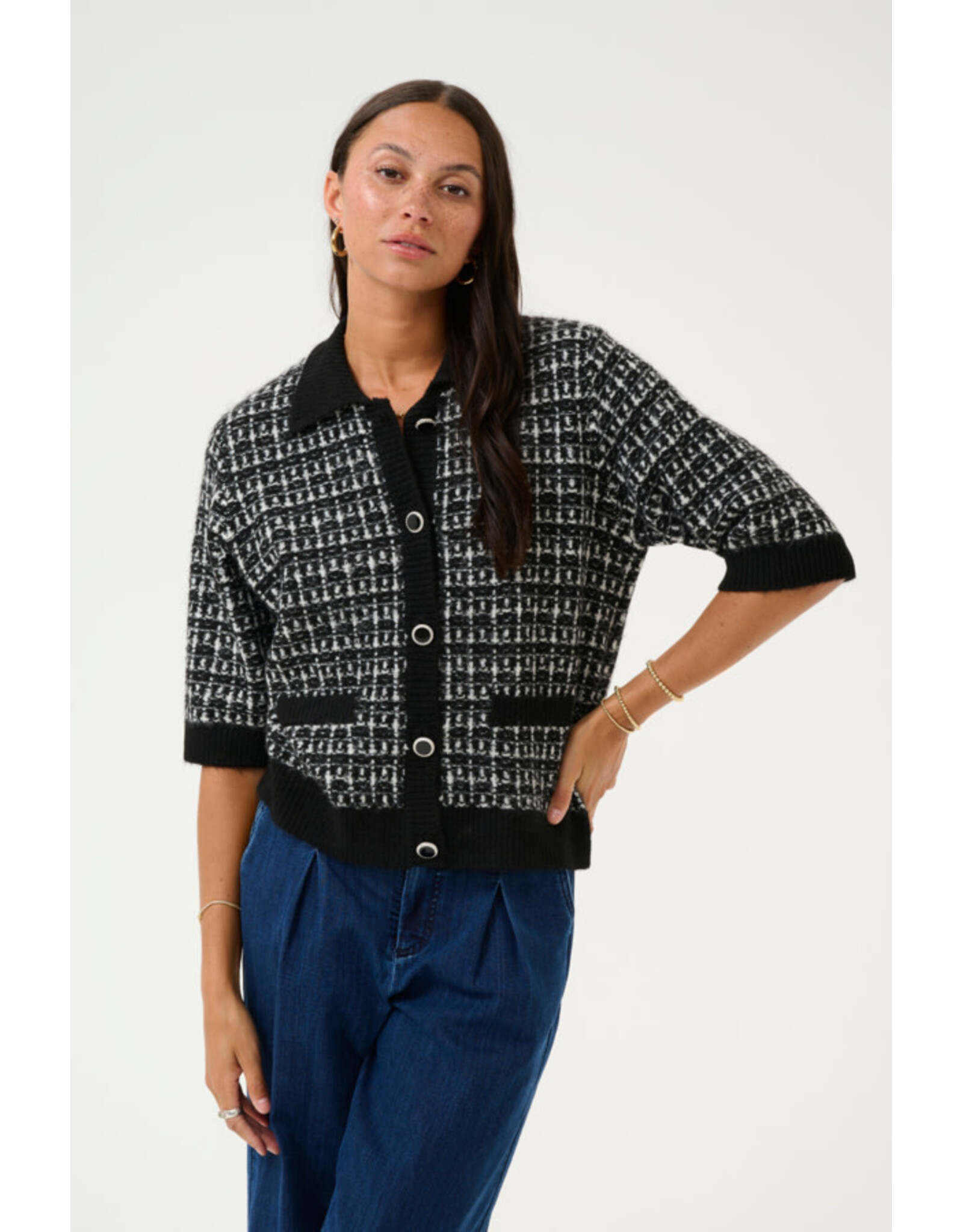 Kaffe Kaffe - Birte cardigan (Black)