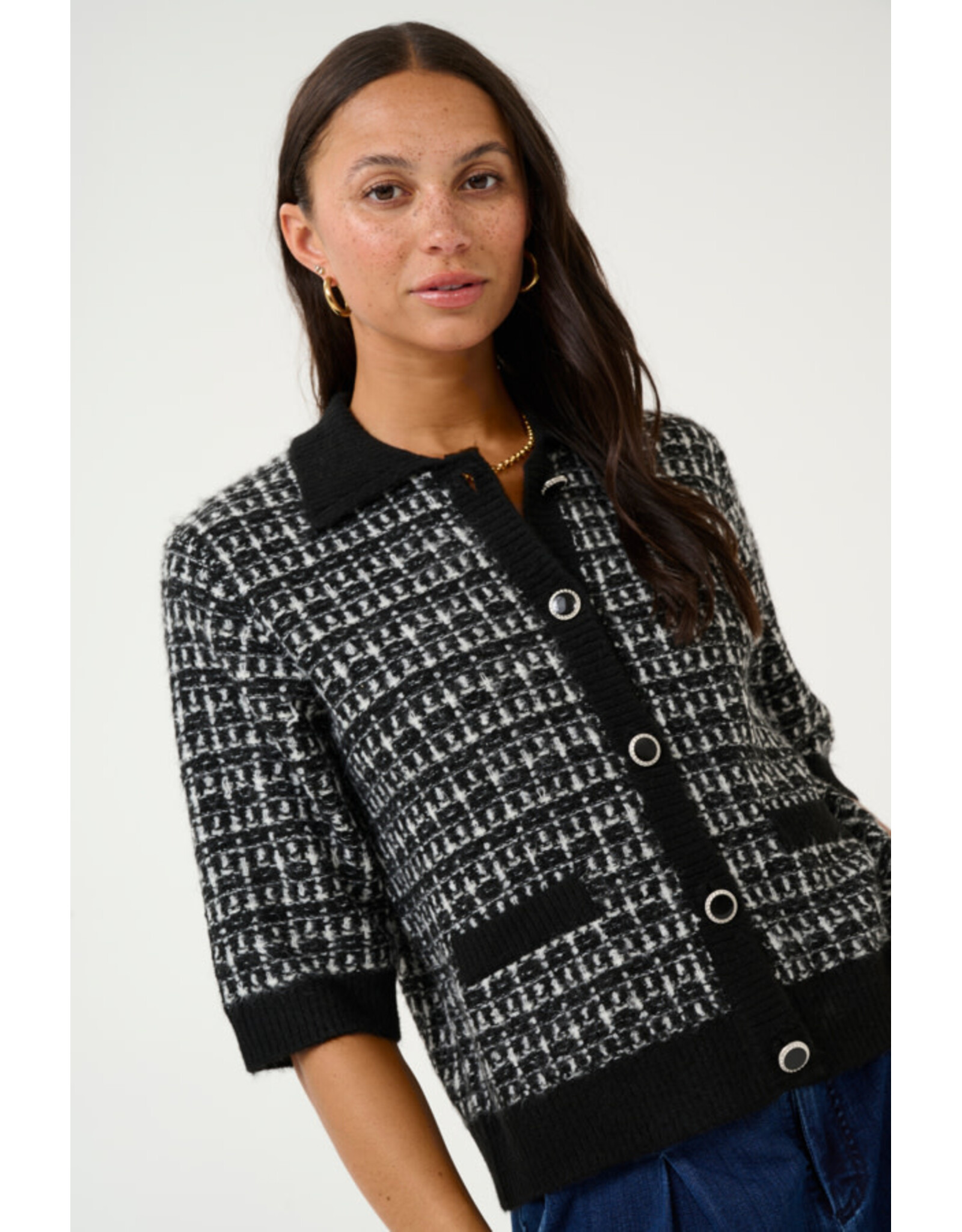 Kaffe Kaffe - Birte cardigan (Black)