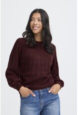 b.young b.young - Magge Cable Jumper (Port Royale Melange)