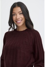 b.young b.young - Magge Cable Jumper (Port Royale Melange)