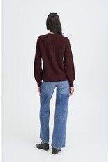 b.young b.young - Magge Cable Jumper (Port Royale Melange)