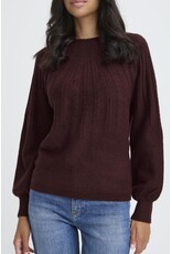 b.young b.young - Magge Cable Jumper (Port Royale Melange)