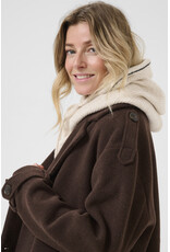 Cream Cream - Taya Big Knit Hood (Ancient Scroll)